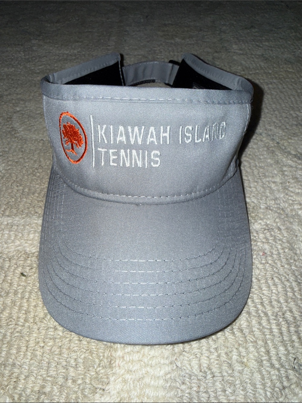 Gray Tennis Visor